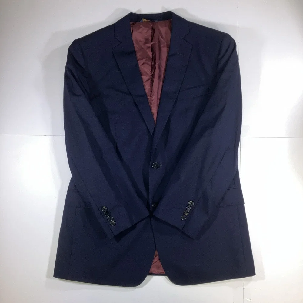 Brooks Brothers Brooksgate Blazer Mens 42R Navy Wool Vitale Barberis Canonico